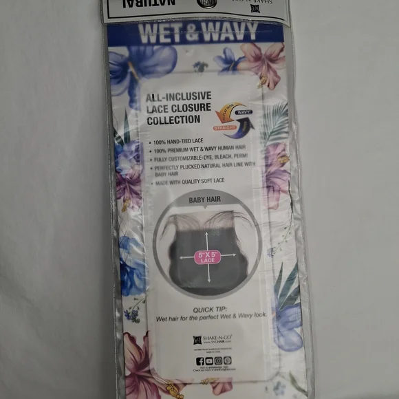 Ibiza Natural Virgin Human Hair Lace Closure - Dark Brown - Picture 10 of 11